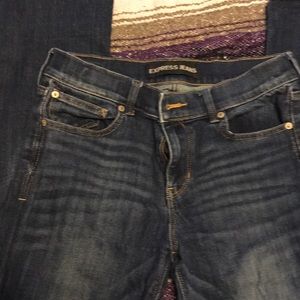 Express slightly distressed jeans